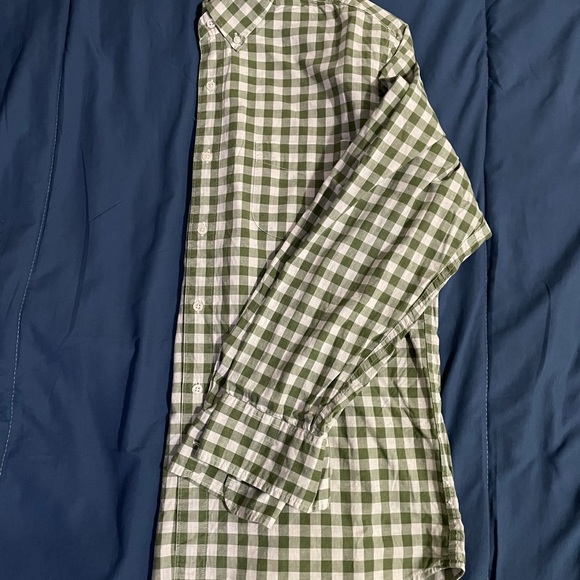 J Crew Mens Medium Gingham Button Down - Picture 4 of 4